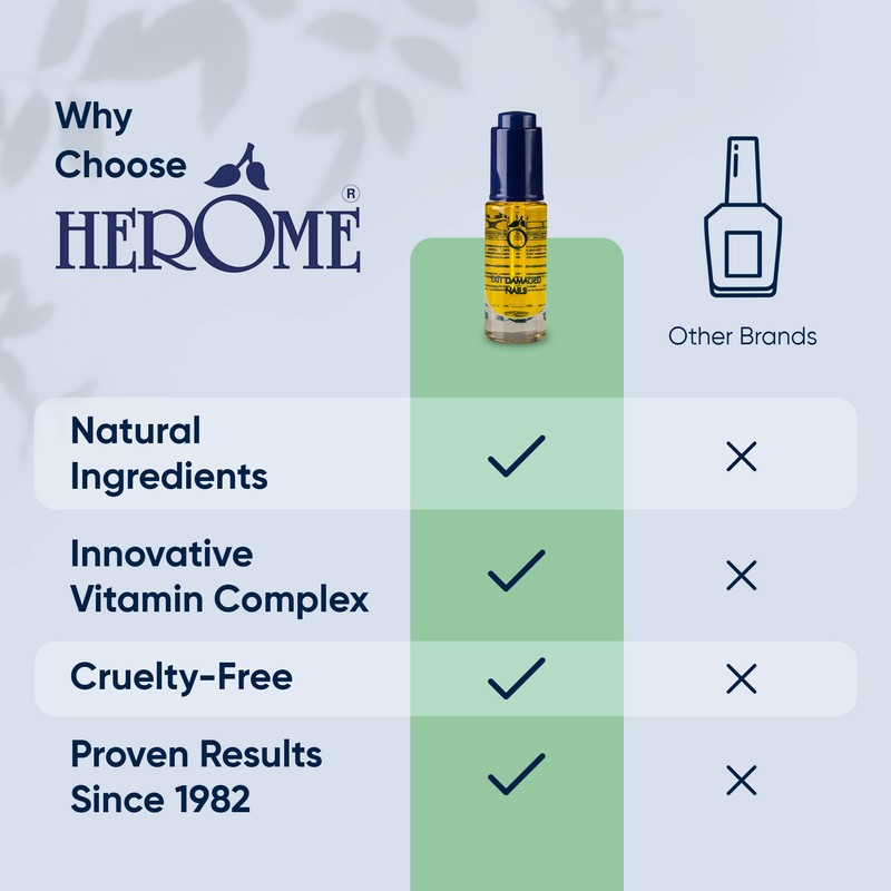 Herome 2 Pack End Extremely Damaged Nailol Almond Oil -