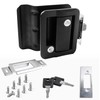 NOOTO LLK-PAD Black RV Paddle Entry Door Lock Latch Handle