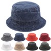 Yixda Vintage Cotton Fishing Hat Sun Hat Washed Retro Outdoor