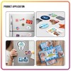 Magnetic Sheets with Adhesive Backing for Crafts, DIY 12 Pack.