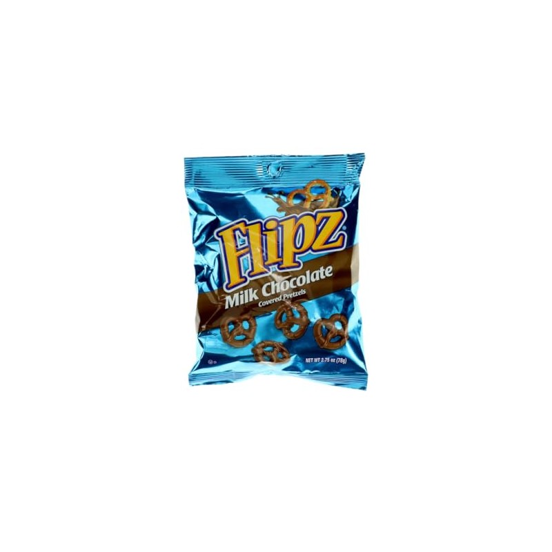Flipz Milk Chocolate Pretzels 2.75oz (Pack Of 6)