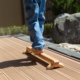 AVDAR Wooden Balance Beam for Toddlers | Imported Beechwood | Indoor/Outdoor Montessori Balance Beam to Enhance Vestibular System Development | Passing the Most Comprehensive Safety Test Certification