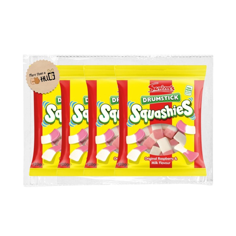 Squashies Drumsticks Sharing Bag Bundle - Original Raspberry & Mik