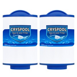 Cryspool® 05011 Hot Tub Filter Compatible with PLAS35 LA Spas, PLAS20, 5CH-203, FC-0303, FL-0303, 20 Sq. Ft Spa Filter Cartridge, 2 Pack