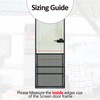Kessainely RV Entry Screen Door Grille,Upgraded Adjustable 16-31 in Width,