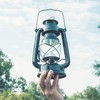 Vintage Camping Lantern 24h Battery Life USB Charging Detachable Lampshade