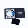YAMI Bracelets for Men, Cuban Link Titanium Steel Bracelet Mens