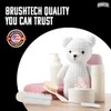 BRUSHTECH – Brushtech Foam-Tipped Baby Bottle Brush – White, Set