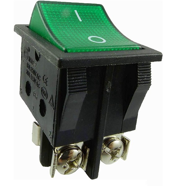 Installation Rocker Switch with Screw Contacts, Device Switch, 2-Pin (4pin)