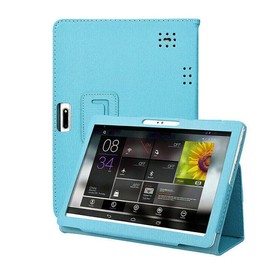 Universal Shockproof PU Flip Stand Case Cover for 10.1 Inch Android Tablet PC (Blue)