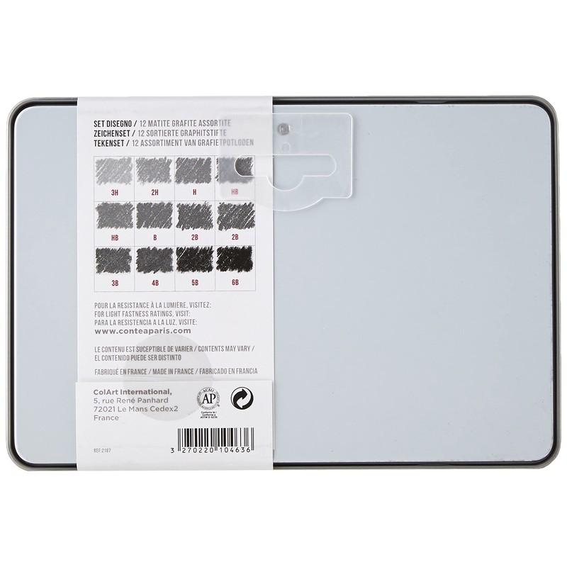 Conté à Paris The Drawing Set with Assorted Drawing Pencils