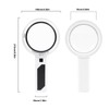 Magnifying Glass,Magnifying Glass with Light for Reading,LED Handheld Magnifying Glass