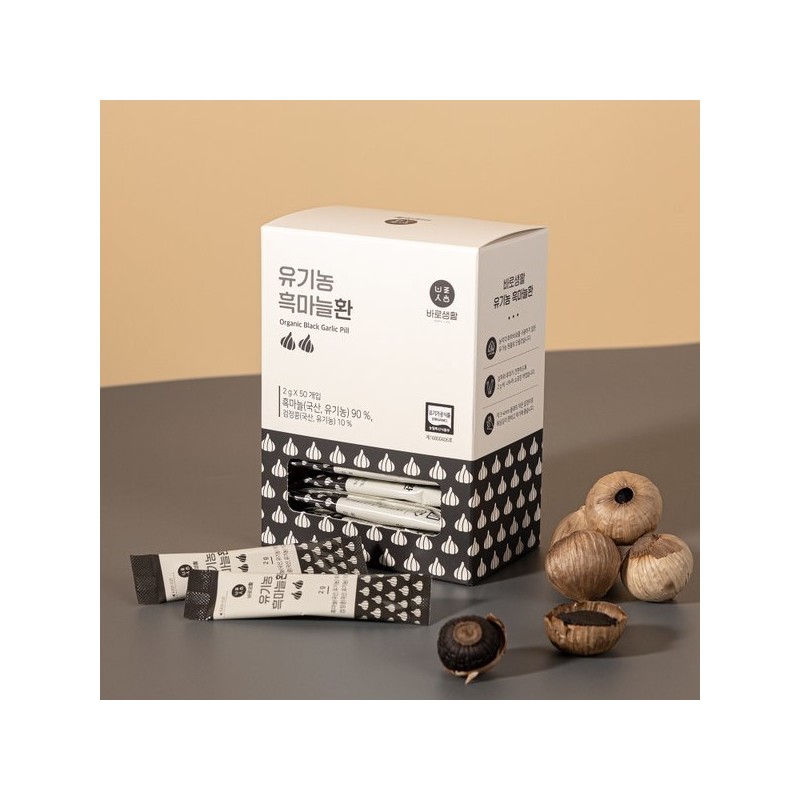 Baro Life Organic Black Garlic Pills (N4) / 바로생활 유기농