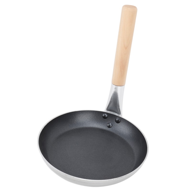 Black Non Stick Pan Household Frying Pan Portable Cooking Pan