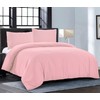 Pure Bedding Duvet Cover Twin [2-Piece, Baby Pink] - 1