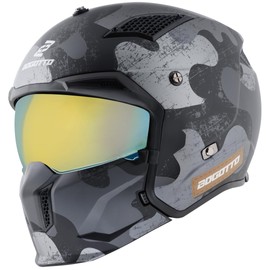 Bogotto Radic Camo 22.06 Helmet, Matte Black, XS