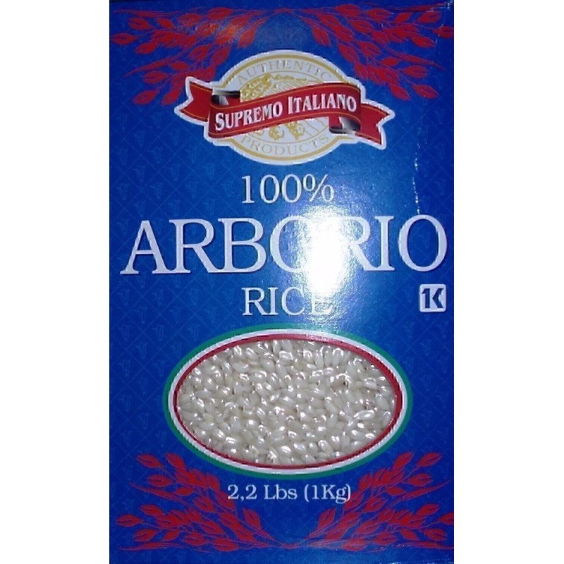 Supremo Italiano 100 % Arborio Rice 101 % Arborio Rice