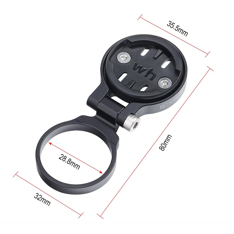 KREMORV Adjustable Stem Mount Bike Computer Mount for Wahoo Elemnt