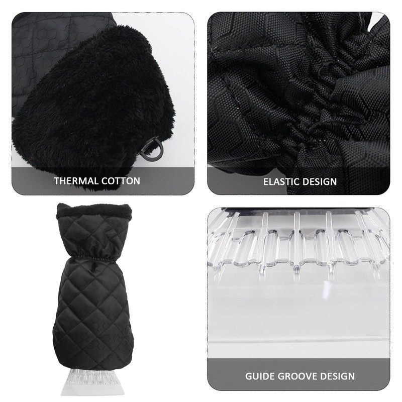 MAXQUU 2 Piece Car Ice Scraper Set, Car Windshield Ice