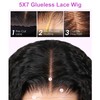 OQ Glueless Wigs Human Hair Pre Plucked Pre Cut 7x5