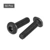 sourcing map M3x12mm Hex Socket Button Head Cap Bolts Screws