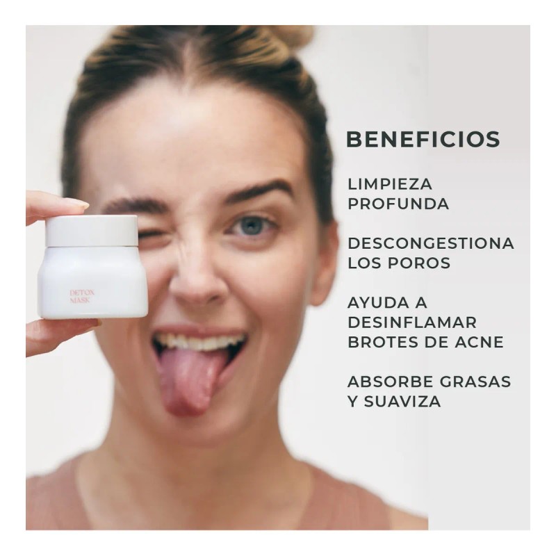 Mascarilla Facial Carbón Activado Vegetal Nunun Skin
