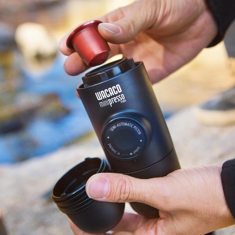 WACACO Minipresso NS Portable Espresso Machine Small Travel Manual Coffee