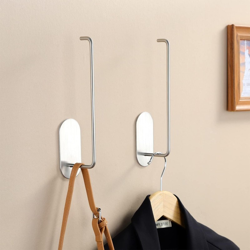 Hat Rack for Baseball Caps - 2 Pieces Adhesive Hat