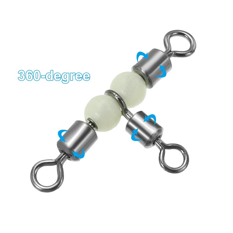 PATIKIL 3 Way Swivel 1.5x0.8 Inch, 30 Pack Cross Line