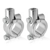 KVAEY 2PCS Motorcycle Handlebar Mirror Mount Holder, 8mm 7/8" Handlebar