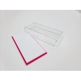 Acrylic Lash Tile Storage Box With Cover - Washable and Reusable - Perfect for Classic, Volume, and Mega Volume Lashes
