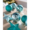 WeRChristmas Shatterproof Baubles Decoration Pack with Tree Topper and Garland