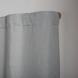 EXCLUSIVE HOME Holden Wrap Around 1" Curtain Rod, Distressed White, 82.5"-120"