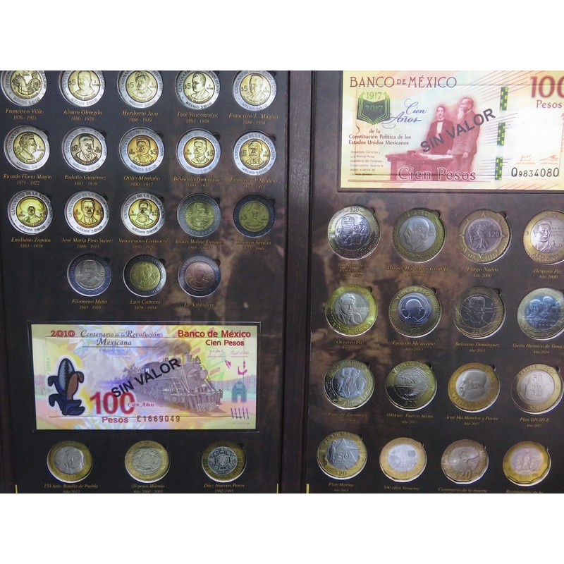 Numart Album para Monedas DE 5 Y 20 Pesos Billetes