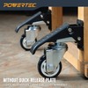 POWERTEC Workbench Caster Kit Set of 4 with Side Mounting