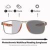 K.LAVER Photochromic Progressive Multifocus Reading Glasses Men Women Workspace Blue