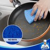 MR.SIGA Esponja Exfoliante de celulosa antiarañazos para Cocina, Doble Cara,