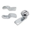 Cam Latch, Nonlocking, Chrome, Slotted Head
