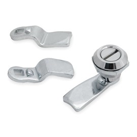 Cam Latch, Nonlocking, Chrome, Slotted Head