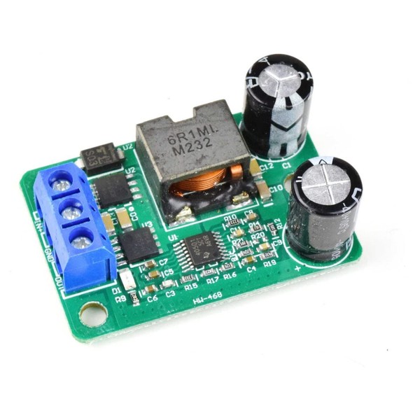 CANADUINO® DC-DC Converter 9-35V to 5V 5A, Screw Terminals, Common