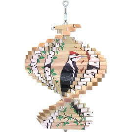 Woodpecker Wood Wind Spinner - Made in USA