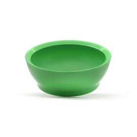 CaliBowl Large Non-Spill Plastic Bowl Set - 28oz Reusable Kitchen Bowls with Concave Inner Lip and Non-Slip Base - For Cereal, Soups, Mixing and Serving - Set of 4 - Seagrass Green