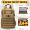 Tactical Backpack Cooler,Lunch for Men Adults Work with Handle，Soft Cooler