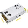 inShareplus 24V 18.75A 450W, DC Universal Regulated Switching Power Supply,