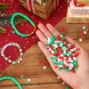Augshy 4200pcs Christmas Clay Beads Vinyl Heishi Flat Round Polymer