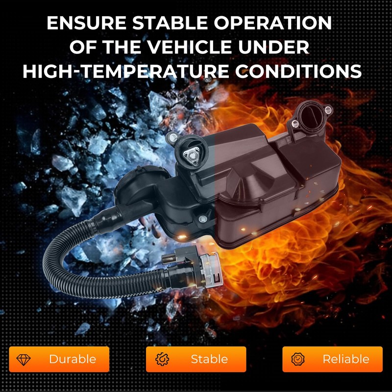QBselecar Engine Oil Separator Assembly Compatible with Ford F250 F350