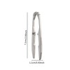Perfk Portable Tweezer Maintenance Tool Outdoor Survival Titanium Alloy for