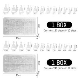 360 Pieces Of Short Almond Short Nail Tips, Half-Pattern Nails With Handle, Classic Creativity, Transparent Matte Nail Art Tools, Diy Arts And Craft Nail Accessories.