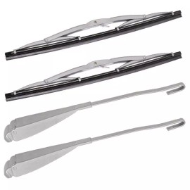 Empi Vw Bug Wiper Arms & Blades, Left & Right Side, Vw Bug 68-69