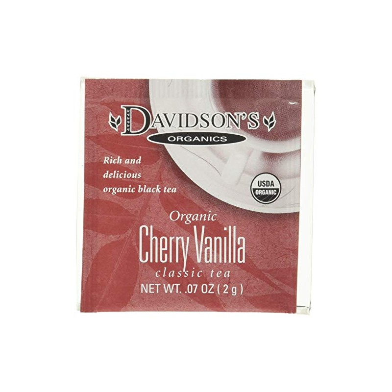 Davidson's Organics, Assorted Decaf & Herbal Tea Blends, 100-count Individually